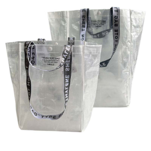 Transparent woven bag